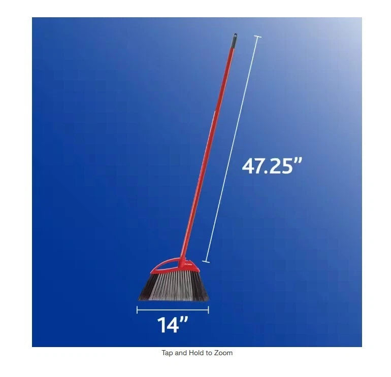 O-Cedar PowerCorner Pet Pro Broom with Step-On Dust Pan