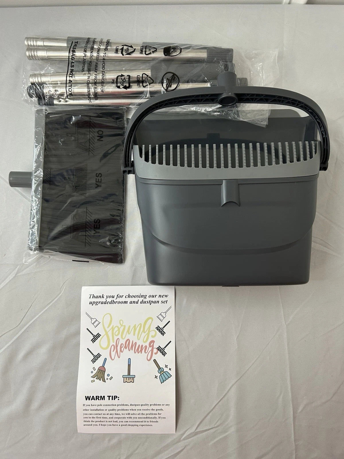 Luxurious Broom & Dustpan Set