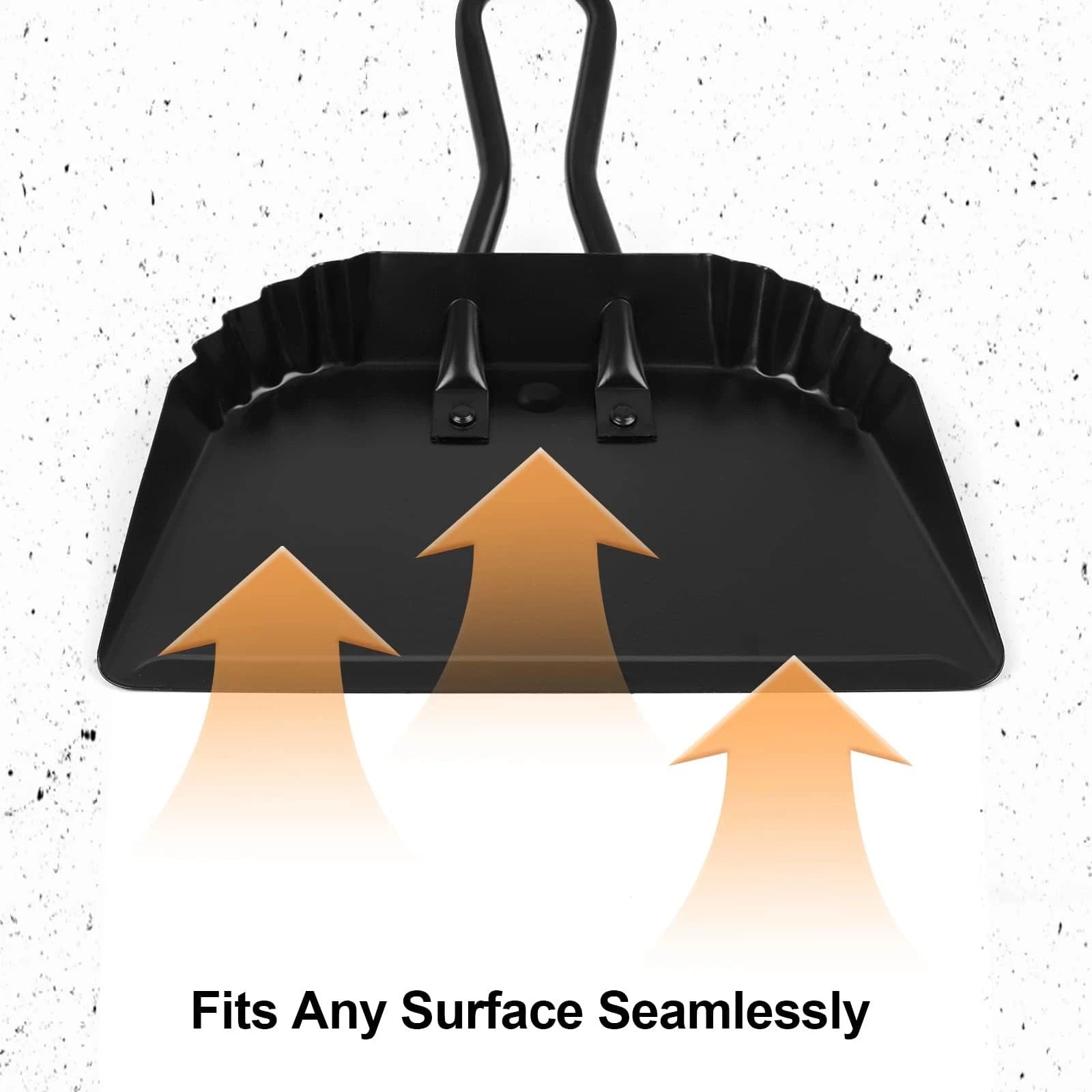 Dustpan and Brush Set-Handheld Angled Dust Pan and Hand Broom Set,Whisk Broom...
