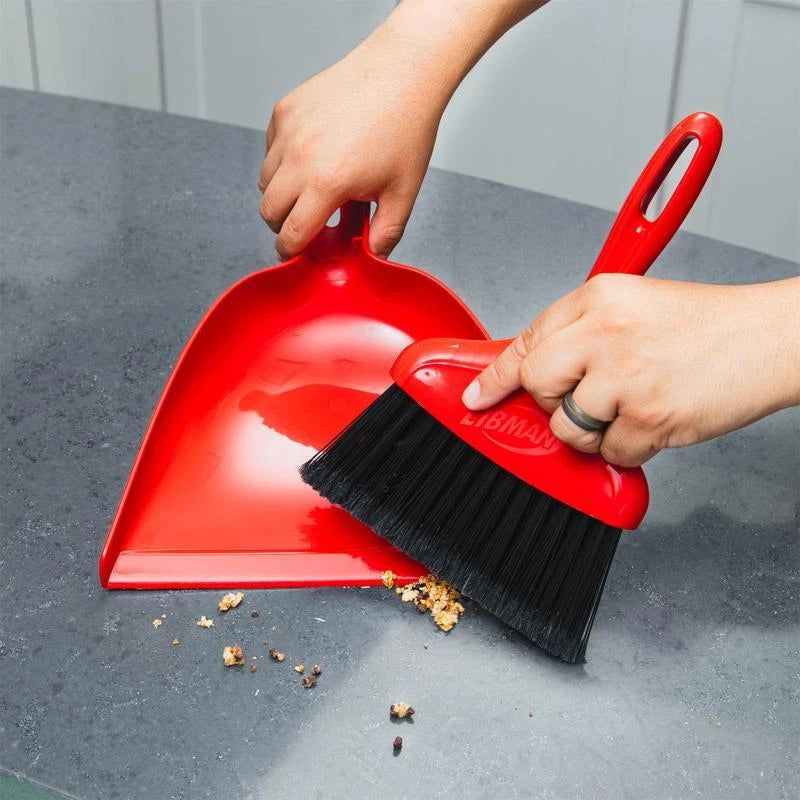Heavy Duty Whisk Broom Dustpan Set Quick Clean Up Multi Surface Cleaning New