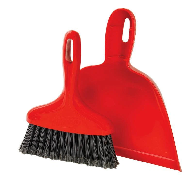 Heavy Duty Whisk Broom Dustpan Set Quick Clean Up Multi Surface Cleaning New