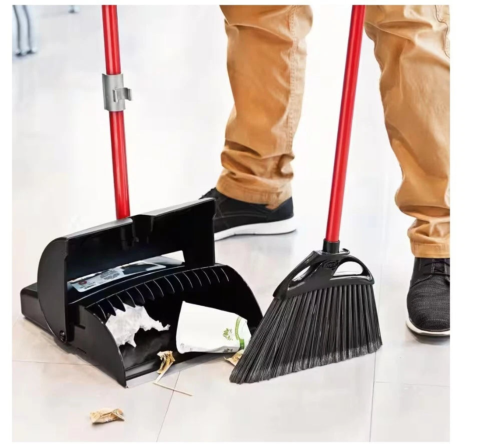 Libman Angle Broom and Lobby Dustpan 2-Piece Combo Set