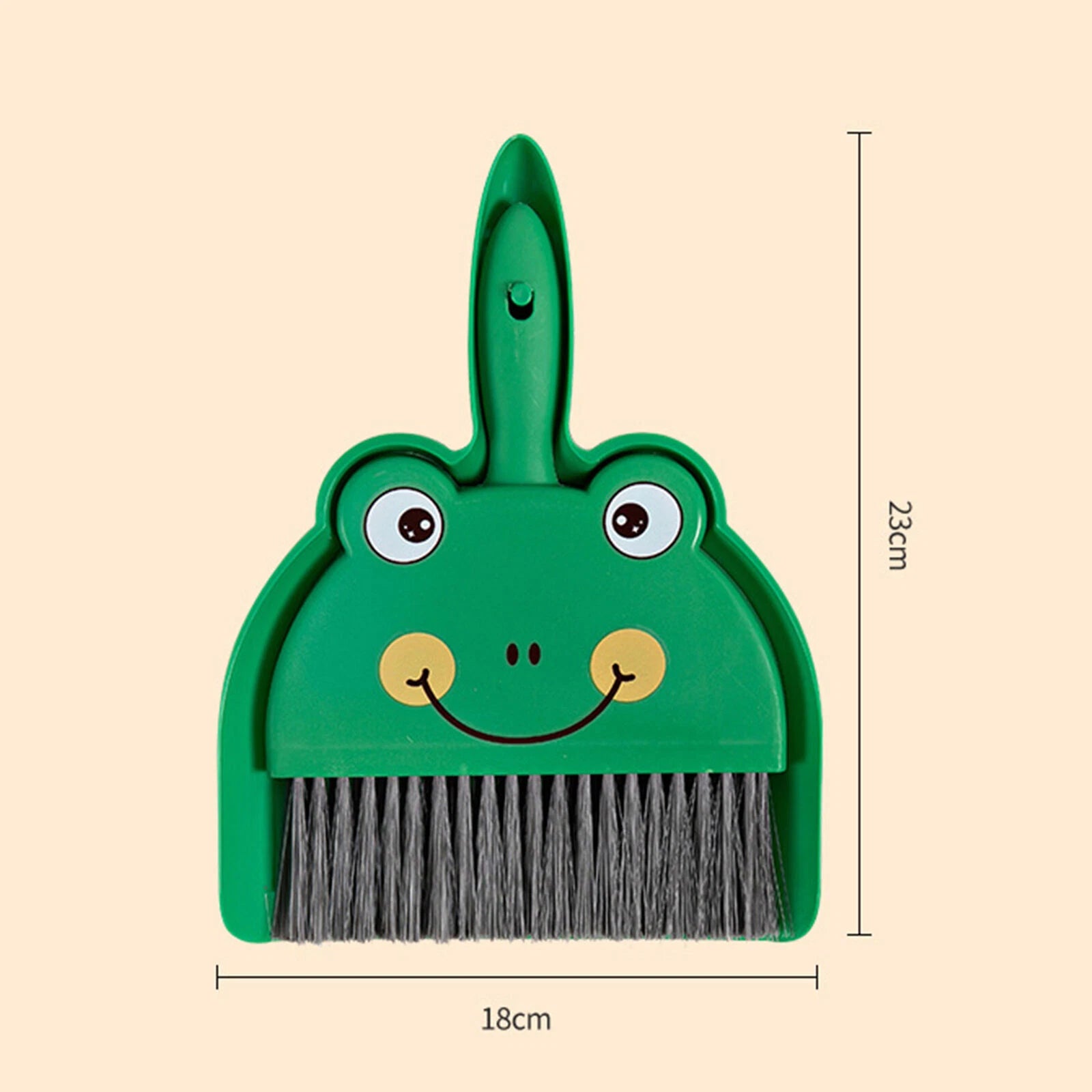 Dustpan and Brush Set Cartoon Mini Portable Cleaning Broom with Dust Pan