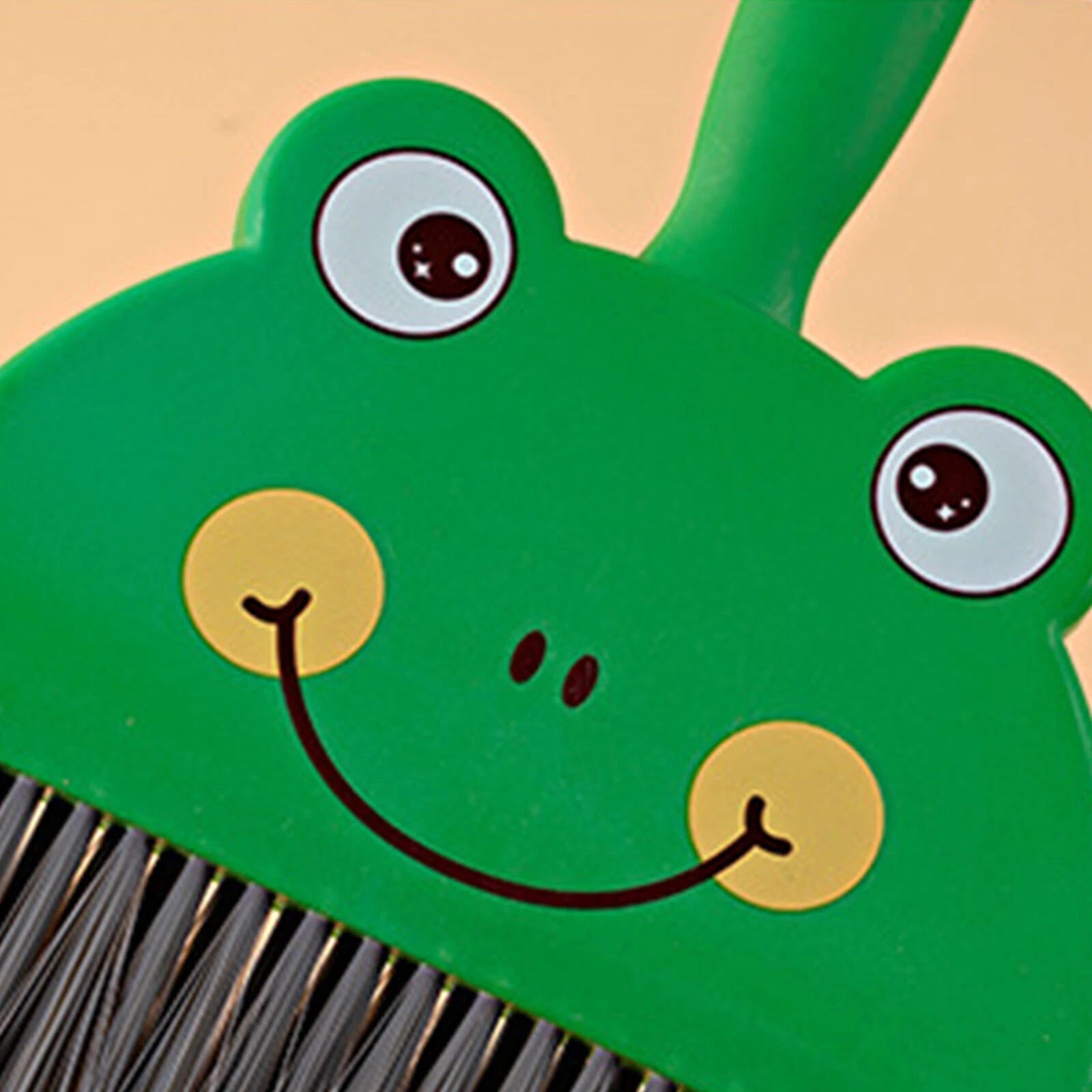 Dustpan and Brush Set Cartoon Mini Portable Cleaning Broom with Dust Pan