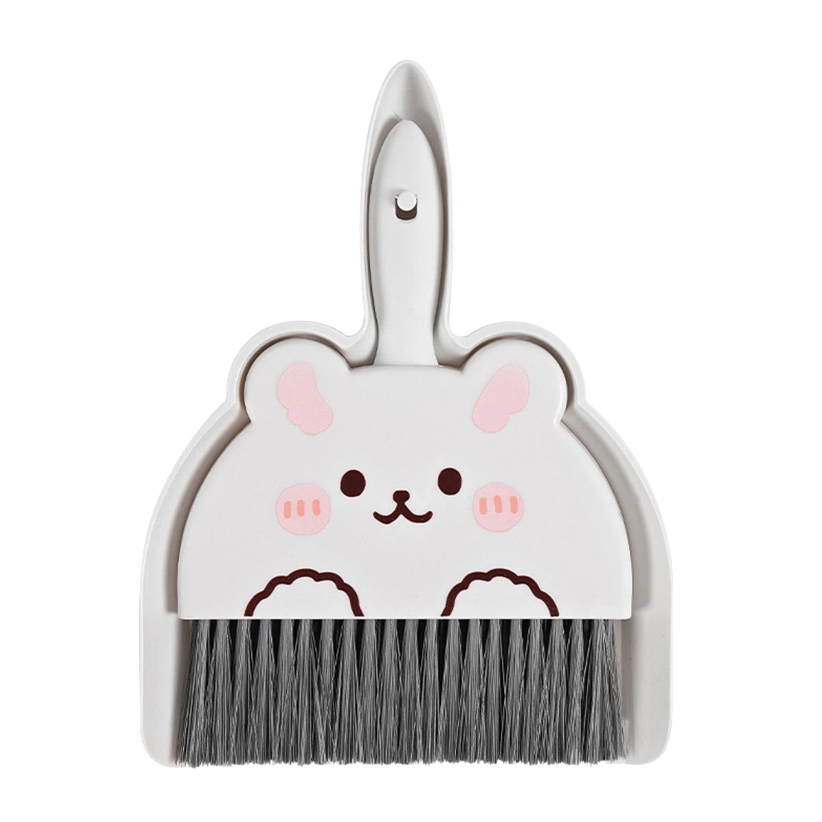 Dustpan and Brush Set Cartoon Mini Portable Cleaning Broom with Dust Pan