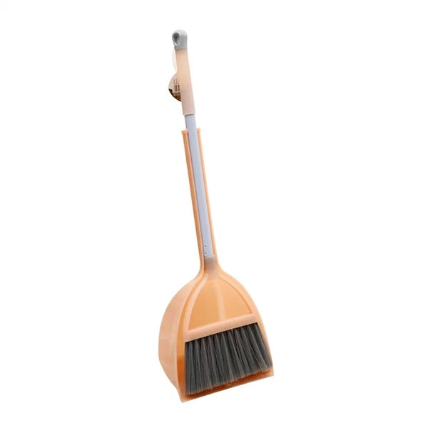 Mini Broom with Dustpan for Kids Little Housekeeping Helper Set