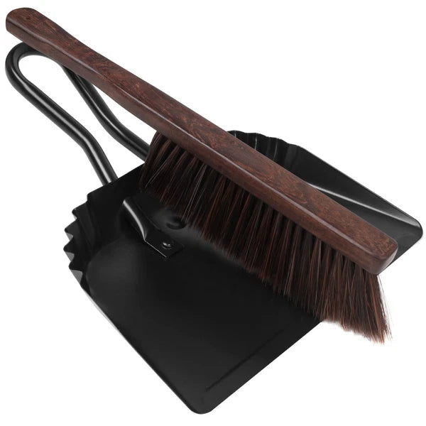 Dustpan and Brush Set-Handheld Angled Dust Pan and Hand Broom Set,Whisk Broom...