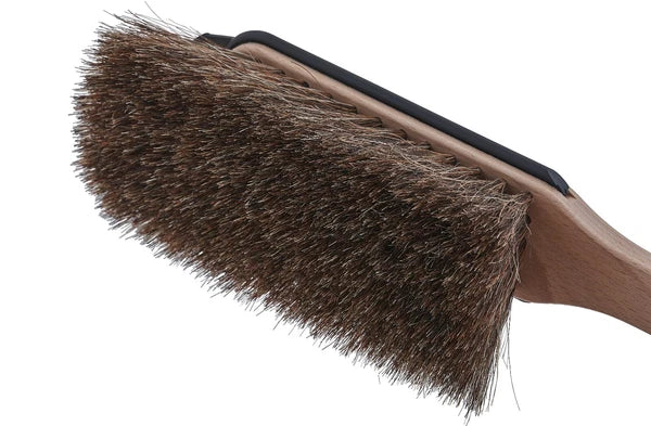 Horsehair Broom & Dustpan Combo, Hand Broom, Compact Hand Sweep Set