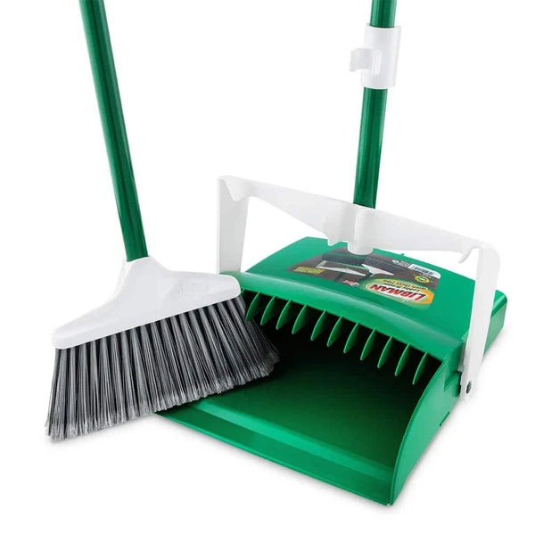 Durable Portable Broom and Dust Pan Combo Clean Up for House Garage Restaurants
