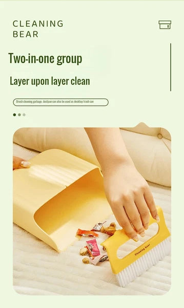 Desktop Cleaning Mini Trumpet Dustpan Broom Combination Set Household Pet Broom