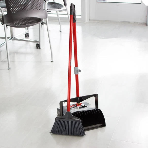 Libman Lobby Broom & Dust Pan Set, 36in. Handles, Model# 919