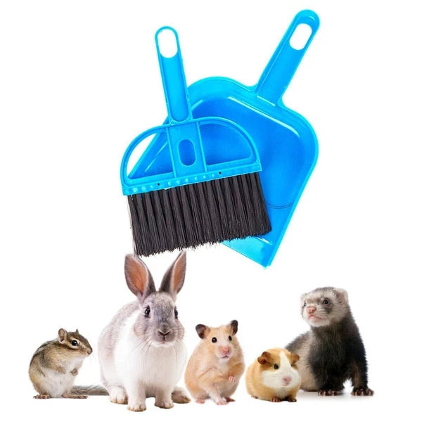 Mini Broom and Dustpan Set for Home Car Small Spaces Pets Camping Cleaning Kit