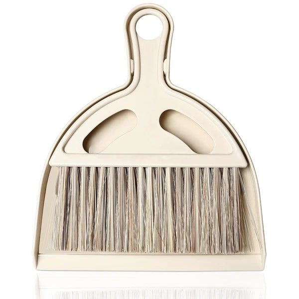 Small Hand Broom and Dustpan Set Mini Broom and Dustpan for Cat Litter Kitchen