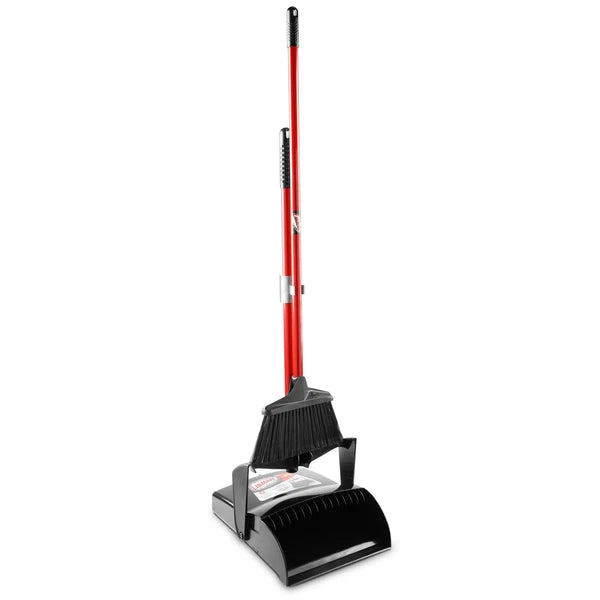 Libman Lobby Broom & Dust Pan Set, 36in. Handles, Model# 919