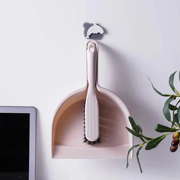 Small Broom and Dustpan Set for Home Mini Clean Brush with Dust Pans