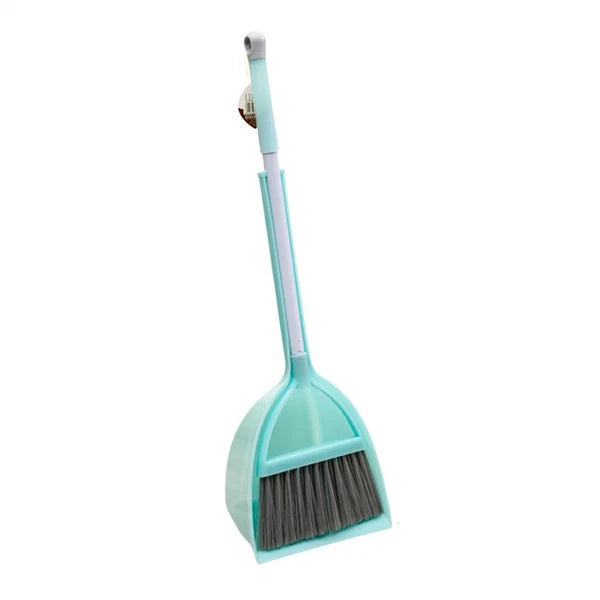Mini Broom with Dustpan for Kids Little Housekeeping Helper Set