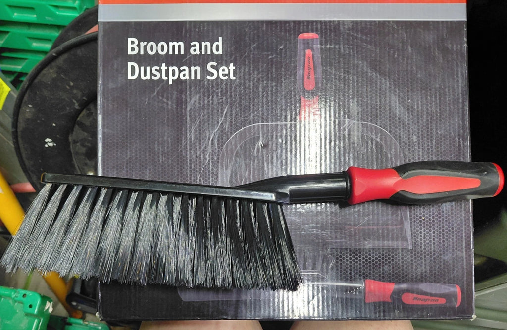 snap on broom and dustpan set