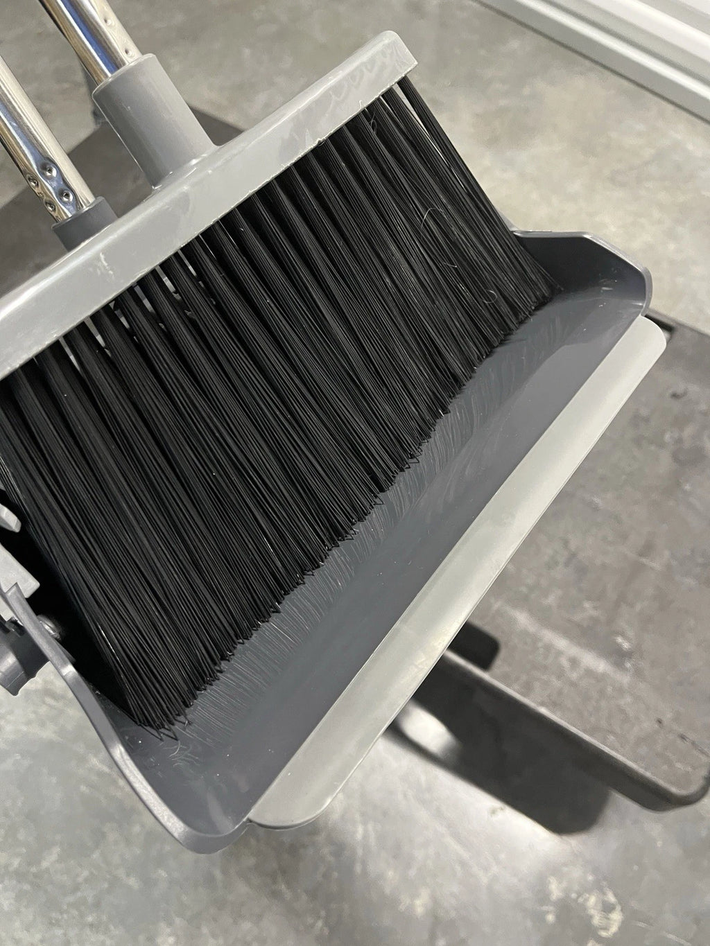 Broom and Dustpan Set for Home Office Indoor & Outdoor Sweeping, Stand up Broom