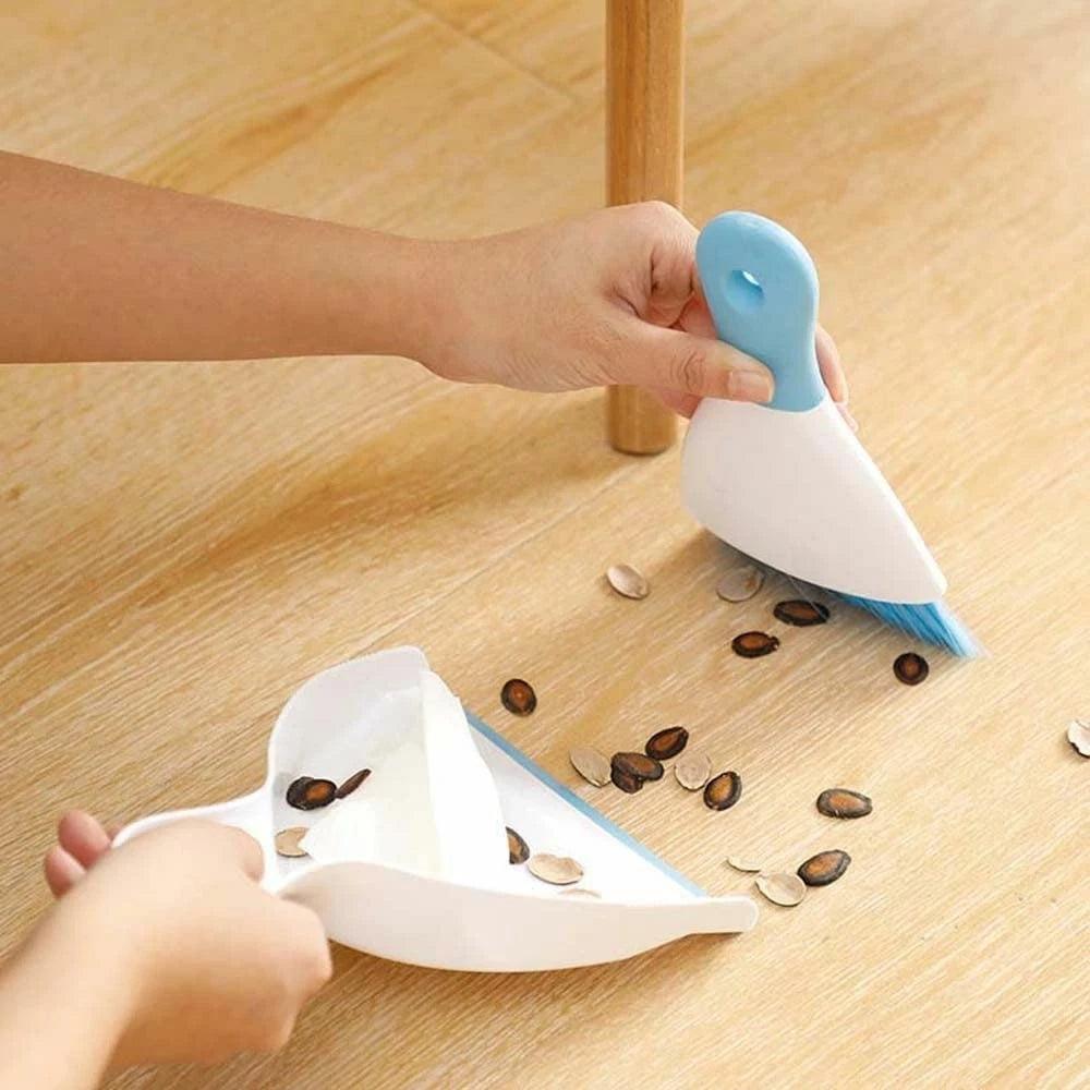 Dust pan Broom Brush Dustpan - Small and Set Mini and and for Home Cleaning Sofa