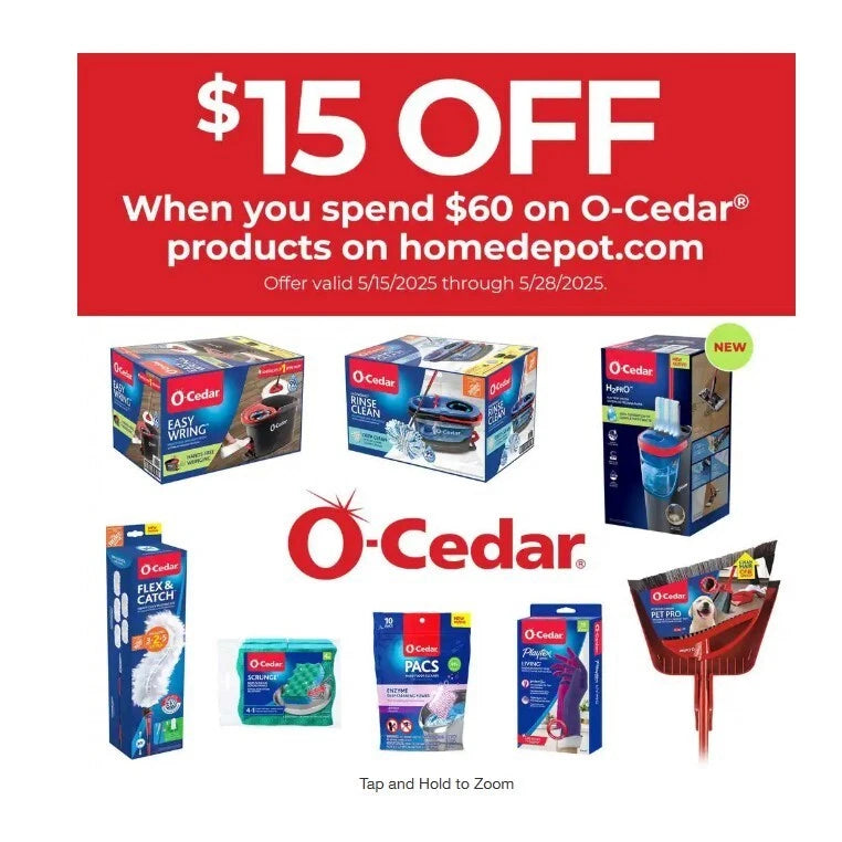 O-Cedar PowerCorner Pet Pro Broom with Step-On Dust Pan