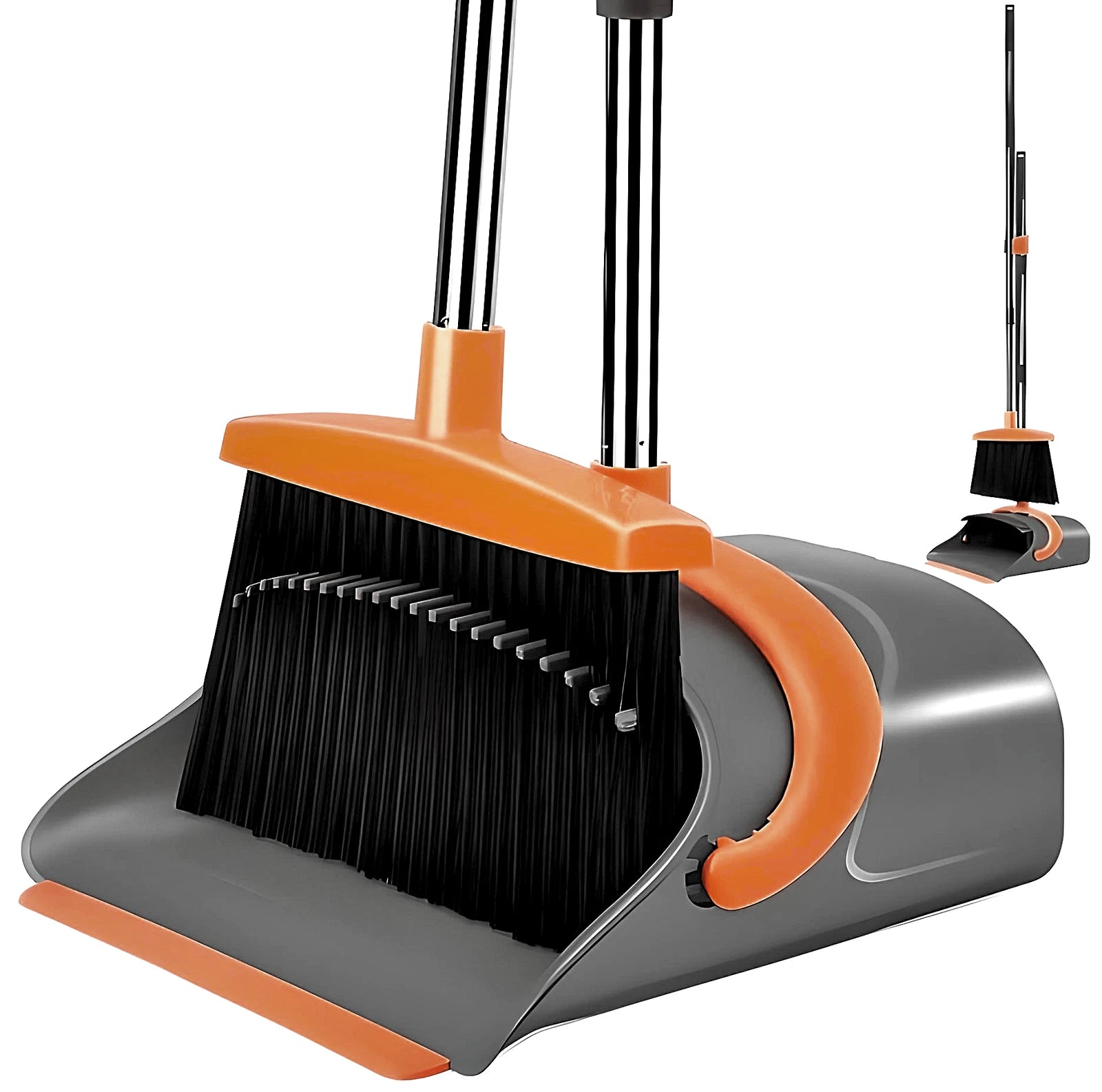 Broom and Dustpan Set Red and Black