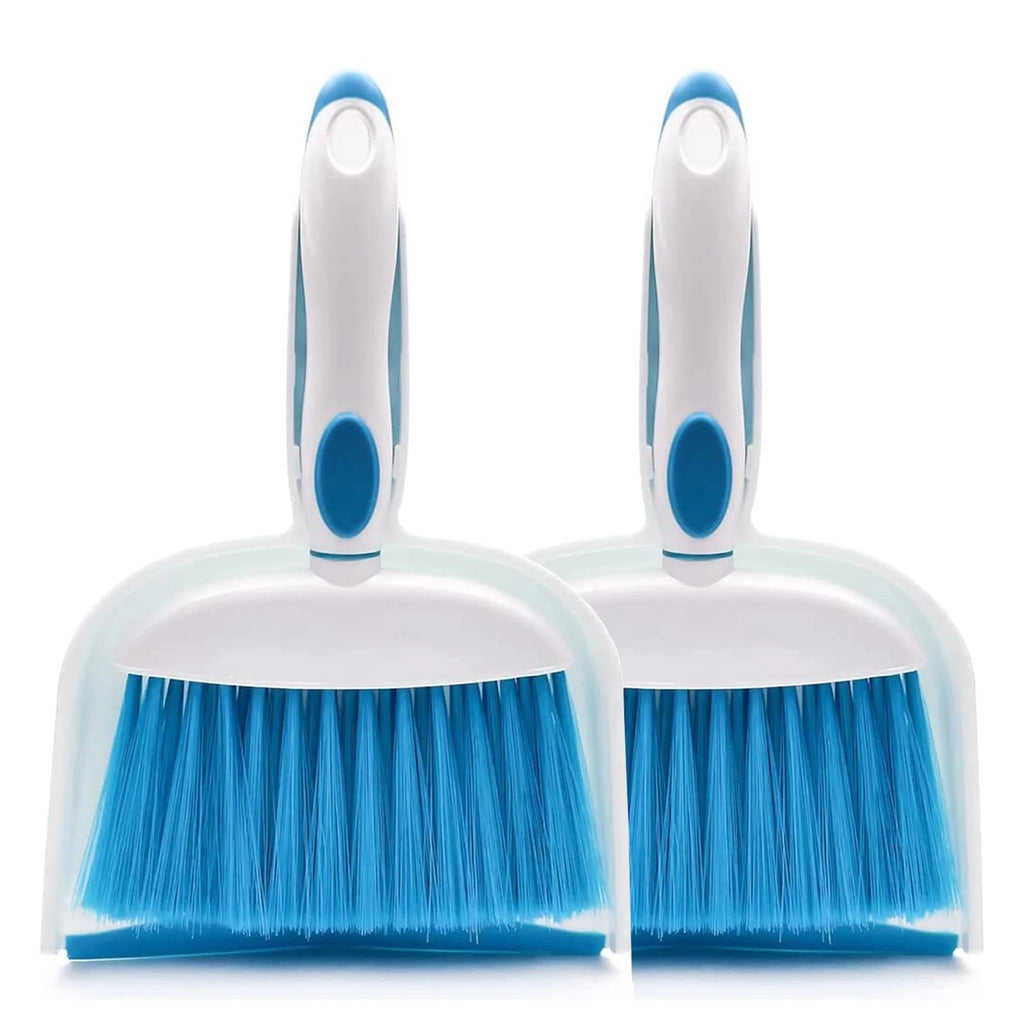 Small Broom and Dustpan Set, Small Dustpan and Brush Set, Mini Dust pan and B...