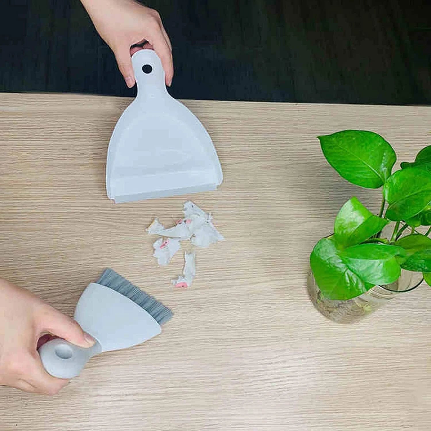 Dust pan Broom Brush Dustpan - Dustpan and Brush Set,Mini dust Pans with Brush