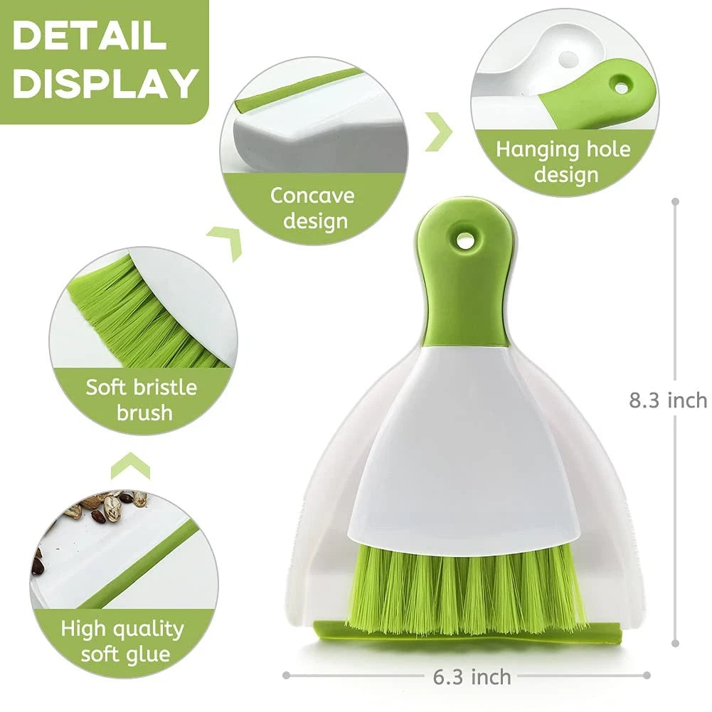 Dust pan Broom Brush Dustpan - Small Broom and Dustpan Set Mini Broom and Dus...
