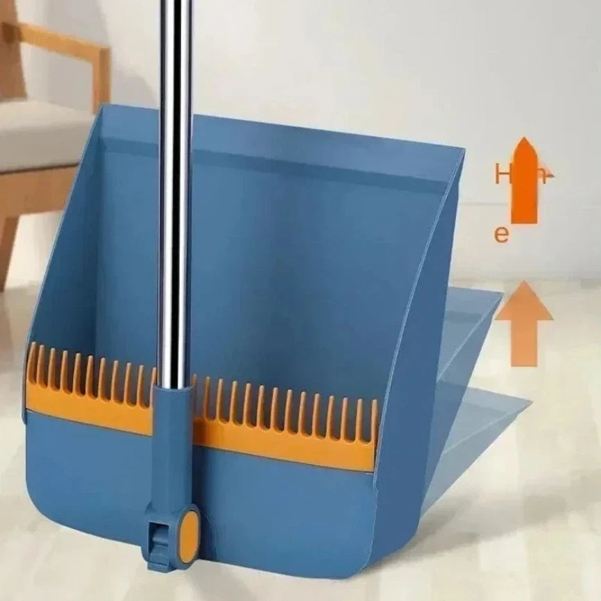 2p Set Of Brand New 3-in-1 Rotatable And Foldable Magnetic Suction Broom Dustp