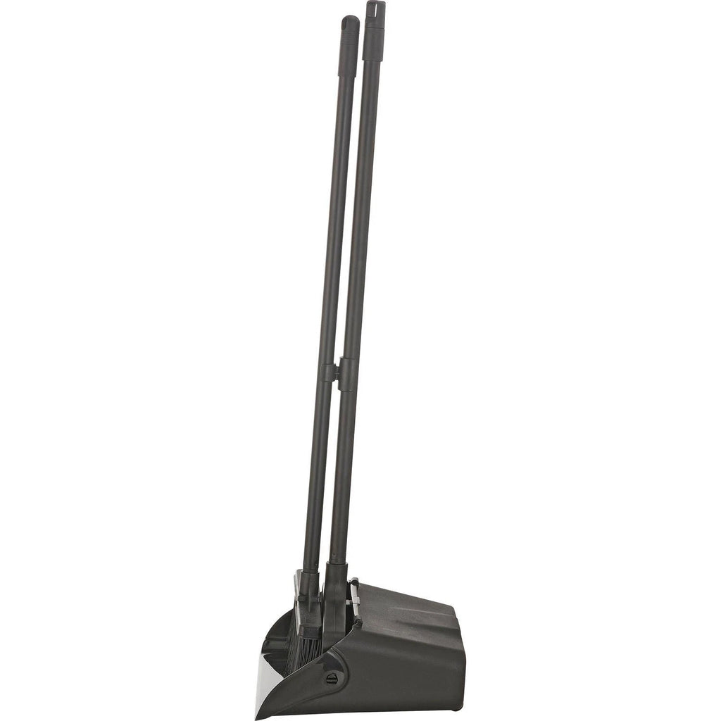 Global Industrial Upright Dust Pan  Lobby Broom Combo Kit