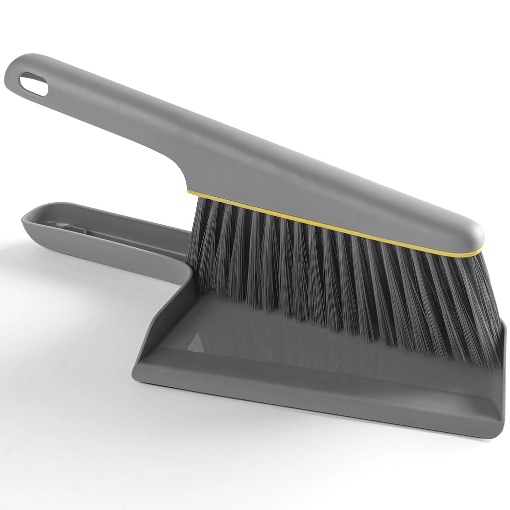 Small Broom and Dustpan Set Hand Mini Dust-Pan and Brush Handheld Portable