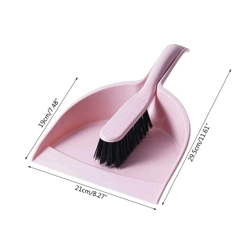 Small Broom and Dustpan Set for Home Mini Clean Brush with Dust Pans