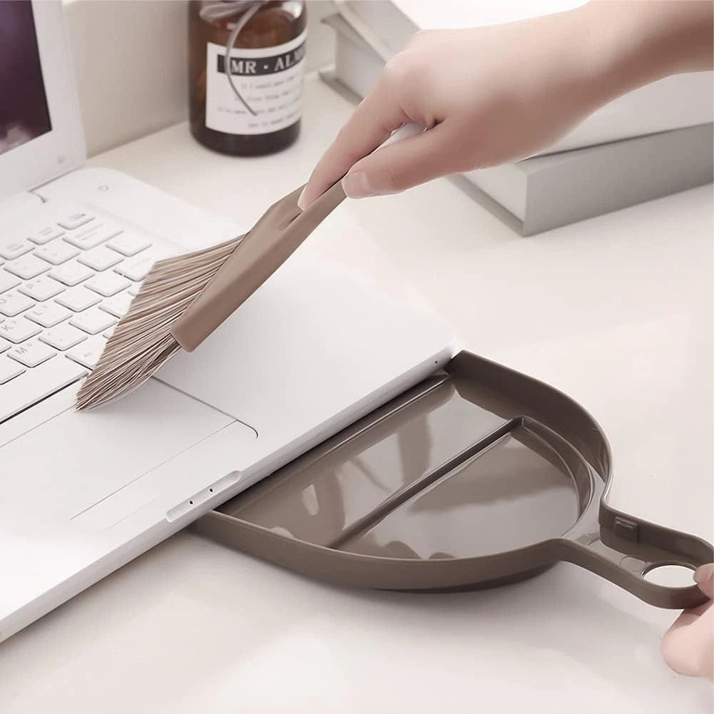 Mini Broom and Small Dustpan Brush - Mini Broom and Dustpan, Small Broom and Dus