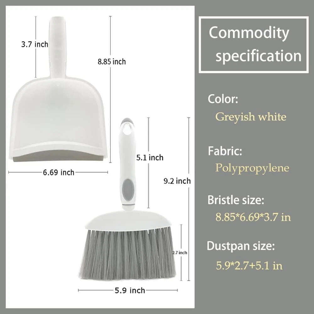 Mini Broom and Dustpan Set for Home & Kitchen