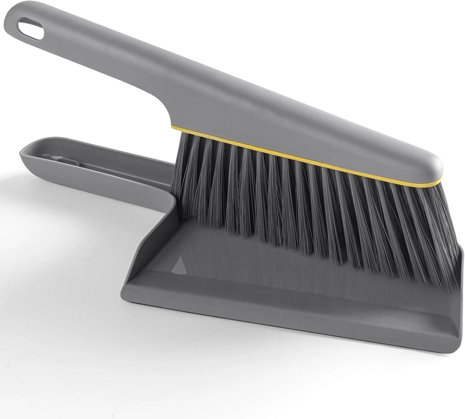 Small Broom and Dustpan Set, Hand Mini Dust-Pan and Brush, Handheld Portable Com