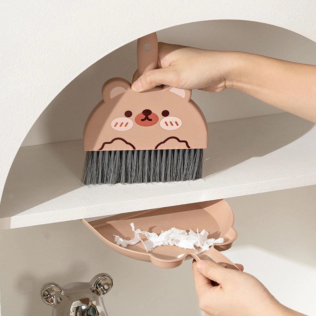 Dust Pan and Hand Broom Small Broom and Dustpan Set Mini Dustpan and Brush Set