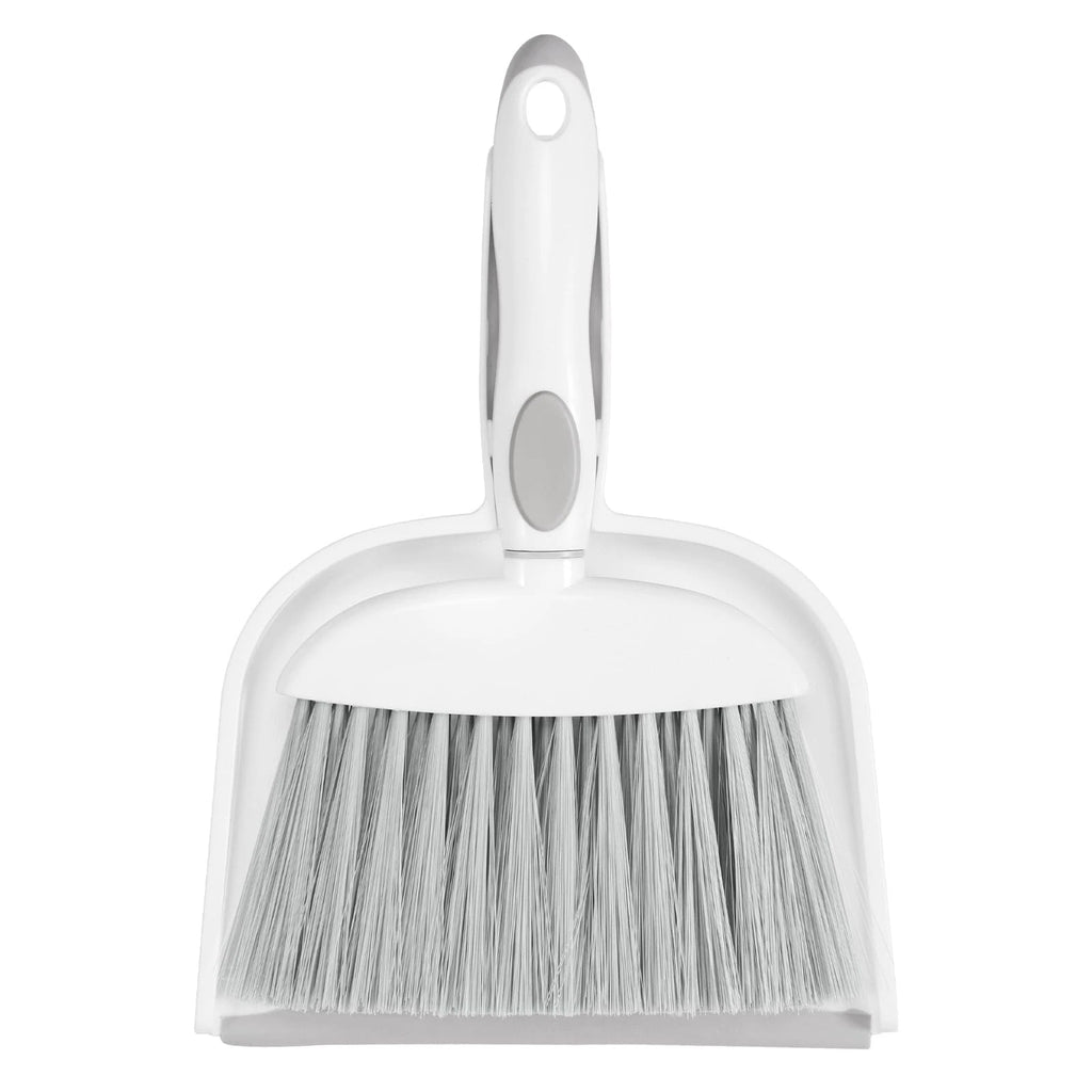 Small Dust Pan and Brush Set Mini Broom and Dustpan Hand and Combo with Teeth