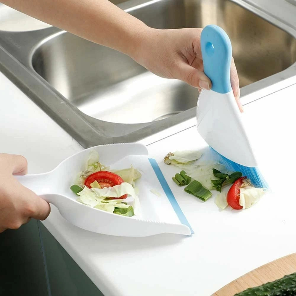 Dust pan Broom Brush Dustpan - Small and Set Mini and and for Home Cleaning Sofa