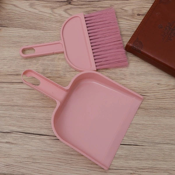 Mini Broom Dustpan Set Pet Hair Removal Cleaning Tools for Housekeeping