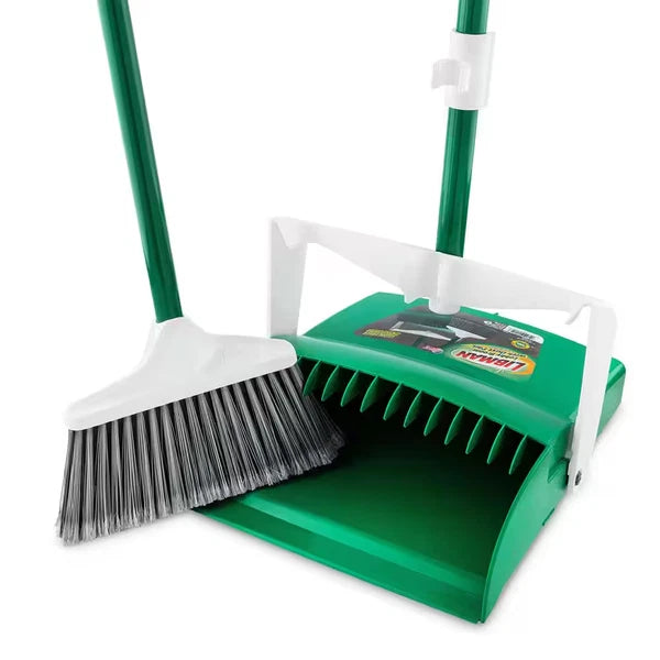 12 In. Lobby Broom and Dustpan Set