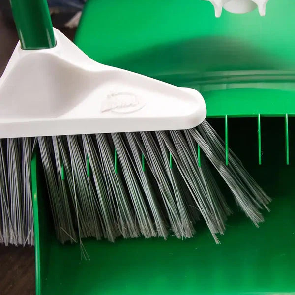 12 In. Lobby Broom and Dustpan Set