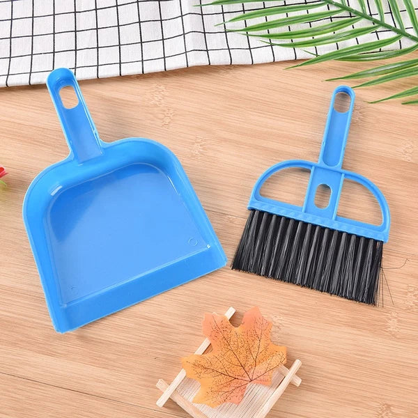 Small Whisk Type Broom Set Dust Pan Dustpan & Brush For Cleaning Tool Outdoor-cx