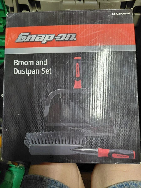 snap on broom and dustpan set