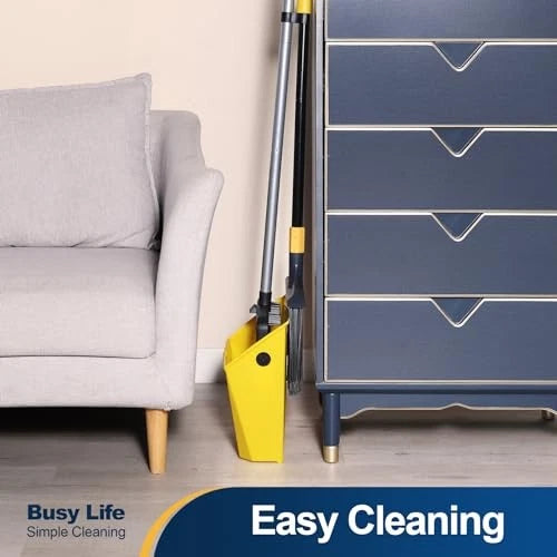 Commercial Broom and Dustpan Set with Comb Commercial Outdoor Indoor Size One