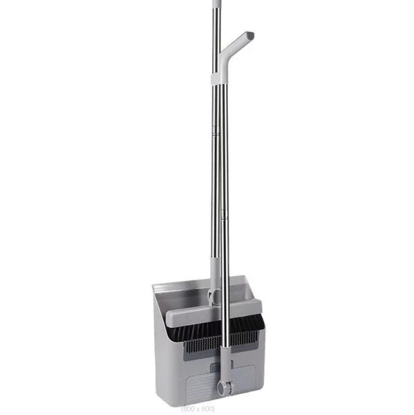 4 in 1 Broom and Dustpan Set Lightweight Upright Lobby Broom and Dust Pan Combo#