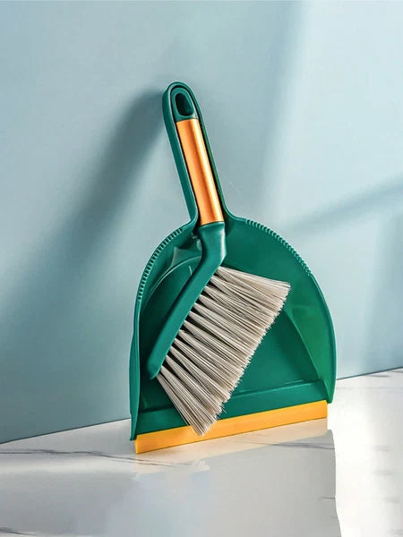 1 pc Mini Desktop Broom and Dustpan Set Soft Bristle Brush for Kitchen & Home