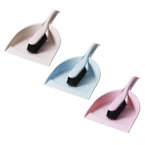 Small Broom and Dustpan Set for Home Mini Clean Brush with Dust Pans