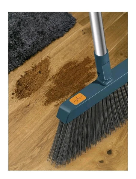BIMZUC Broom and Dustpan Set for Home, Extendable to 50.4'' Long Handle Broom...