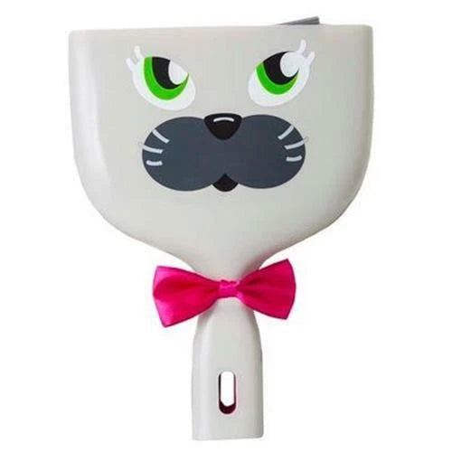 Vigar Felix Gray Cat / Kitty Handy Mess Collector - Brush & Dust Pan Set