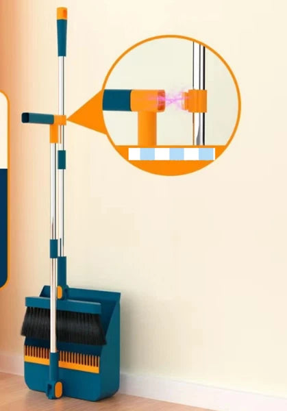 2p Set Of Brand New 3-in-1 Rotatable And Foldable Magnetic Suction Broom Dustp